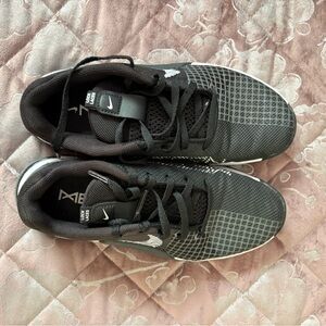 Nike Metcons Black and White Athletic Shoes